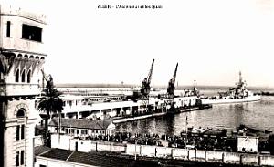 Alger - Ascenseur et Quais